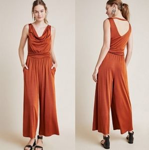 Maeve + Anthropologie Bronze Jumpsuit